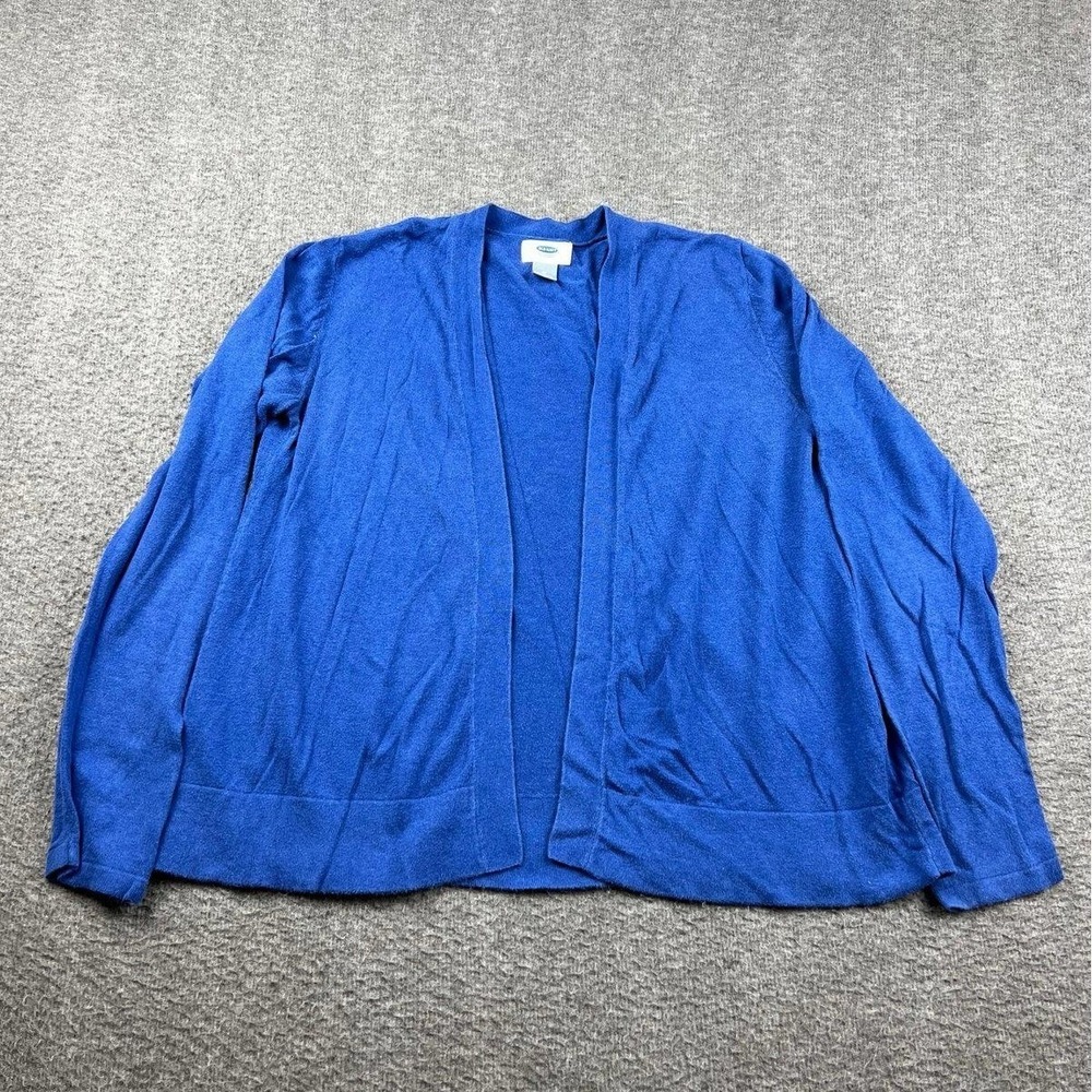 Old Navy Women's M Medium Blue Open Front‎ Cardigan Sweater